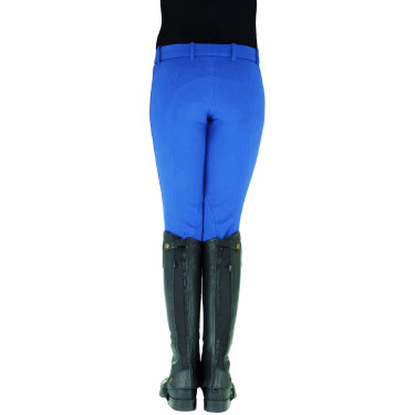 Pantalon Basic femme bas lycra EquiComfort Bleu électrique Pantalon Basic femme bas lycra EquiComfort Bleu électrique