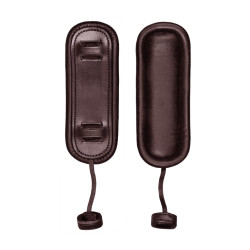 Protection Matelassée Pour Muserolle Pull-Back New English Collection by Dy'on Brun Marron Protection Matelassée Pour Muserolle Pull-Back New English Collection by Dy'on Brun Marron