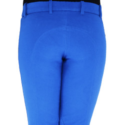 Pantalon Basic femme bas lycra EquiComfort Bleu électrique Pantalon Basic femme bas lycra EquiComfort Bleu électrique