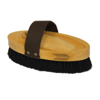 Brosse douce à poils durs Grooming Deluxe by Kentucky Brun Marron