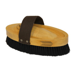 Brosse douce à poils durs Grooming Deluxe by Kentucky Brun Marron