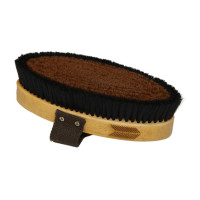 Brosse douce à poils durs Grooming Deluxe by Kentucky Brun Marron