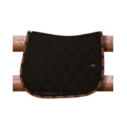 Tapis GEM Love Noir / corail Tapis GEM Love Noir / corail