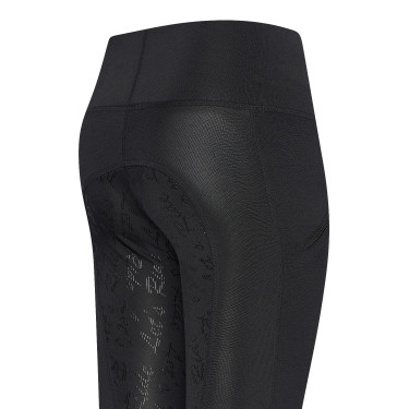Legging d'équitation Easy Rider Dietse FullGrip enfant Noir