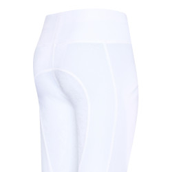 Legging d'équitation Easy Rider Dietse FullGrip enfant Blanc