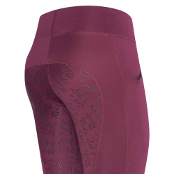 Legging d'équitation Easy Rider Dietse Winter FullGrip Kids Dark berry