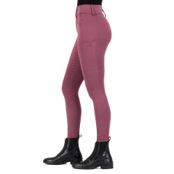 Legging d'équitation Easy Rider Rihanna FullGrip Rose d'aubépine