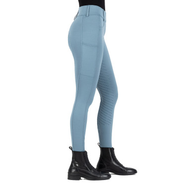 Legging d'équitation Easy Rider Rihanna FullGrip Plomb Bleu
