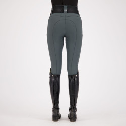 Legging d'équitation Euro-Star Athletic leanline FullGrip Castor sombre Gris