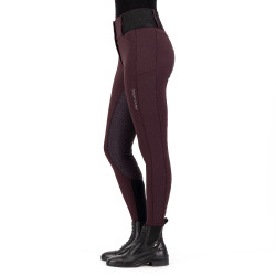 Legging d'équitation Euro-Star Athletic leanline FullGrip Rose noire Bordeaux Legging d'équitation Euro-Star Athletic leanline FullGrip Rose noire Bordeaux