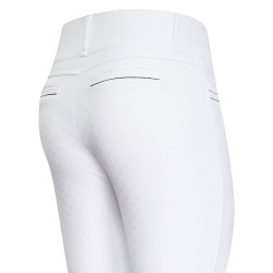 Pantalon d'équitation Easy Rider Amara FullGrip Blanc