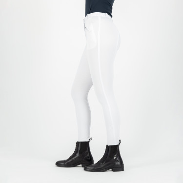 Pantalon d'équitation Easy Rider Joy FullGrip Blanc Pantalon d'équitation Easy Rider Joy FullGrip Blanc