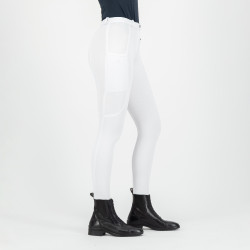 Pantalon d'équitation Easy Rider Joy FullGrip Blanc