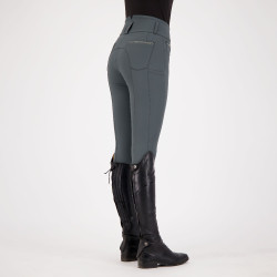 Pantalon d'équitation Euro-Star Amare FullGrip Castor sombre Gris