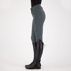 Pantalon d'équitation Euro-Star Amare FullGrip Castor sombre Gris