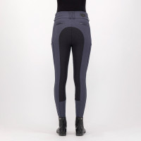 Pantalon d'équitation Euro-Star Arielle Highwaist Grip Connect Full Aimant Gris