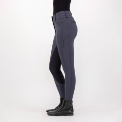 Pantalon d'équitation Euro-Star Arielle Highwaist Grip Connect Full Aimant Gris