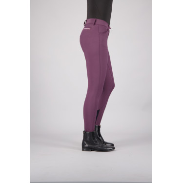 Pantalon d'équitation Euro-Star Arista Fashion Diamond FullGrip Baie noire Bordeaux