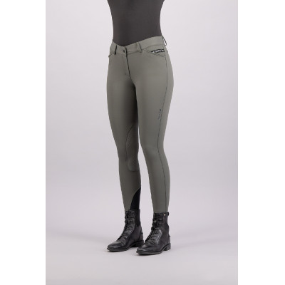 Pantalon d'équitation Euro-Star Arista Fashion Diamond KneeGrip Gris roulette