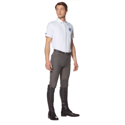 Pantalon Flags & Cup Saint Malo homme Anthracite / marine