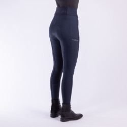 Pantalon d'équitation Euro-Star Queen thermaline FullGrip Nuit Bleu marine