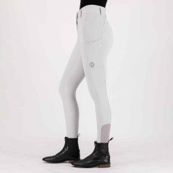 Pantalon d'équitation Imperial Riding Bliss FullGrip Cristal Blanc