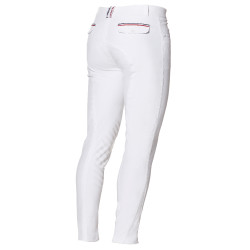 Pantalon Flags & Cup Saint Malo homme Blanc / gris Pantalon Flags & Cup Saint Malo homme Blanc / gris