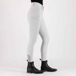 Pantalon d'équitation Imperial Riding Bliss FullGrip Cristal Blanc