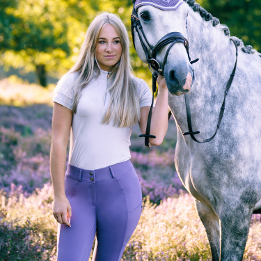 Pantalon d'équitation Imperial Riding Bliss FullGrip Améthiste Violet Pantalon d'équitation Imperial Riding Bliss FullGrip Améthiste Violet