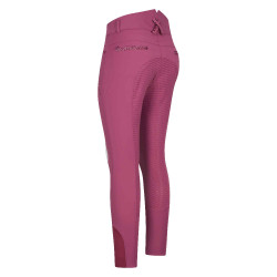 Pantalon d'équitation Imperial Riding El Capone high waist FullGrip Rose violette