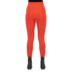 Legging d'équitation Easy Rider Aya FullGrip Rouge allure