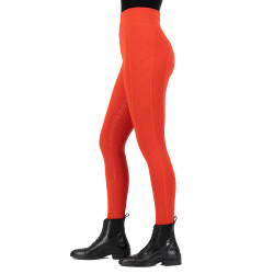 Legging d'équitation Easy Rider Aya FullGrip Rouge allure