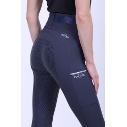 Legging d'équitation HV Polo Clarissa FullGrip Marine Bleu marine