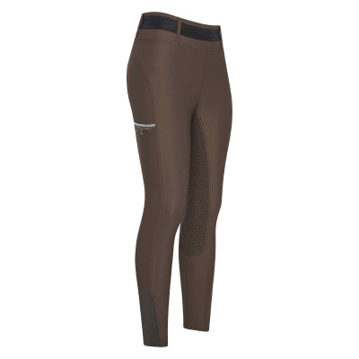 Legging d'équitation HV Polo Clarissa FullGrip Moka