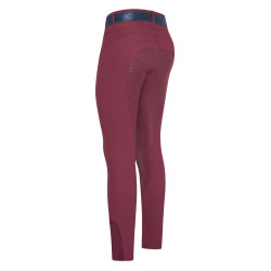 Legging d'équitation HV Polo Clarissa FullGrip Baie noire Bordeaux
