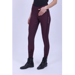 Legging d'équitation HV Polo Isabell FullGrip Baie noire Bordeaux Legging d'équitation HV Polo Isabell FullGrip Baie noire Bordeaux