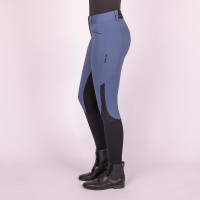 Pantalon d'équitation Euro-Star Airflow Full Bleu marine
