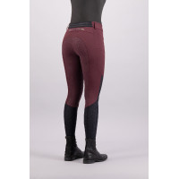 Pantalon d'équitation Euro-star Airflow FullGrip Baie noire Bordeaux Pantalon d'équitation Euro-star Airflow FullGrip Baie noire Bordeaux