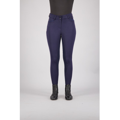 Pantalon d'équitation Euro-star Arielle Cool FullGrip Marine