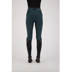 Pantalon d'équitation Euro-star Arielle Cool FullGrip Pignons verts