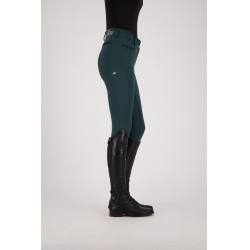 Pantalon d'équitation Euro-star Arielle Cool FullGrip Pignons verts