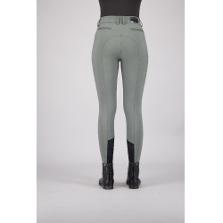 Pantalon d'équitation Euro-star Arielle Cool FullGrip Gris roulette