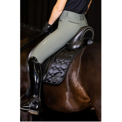 Pantalon d'équitation Euro-star Arielle Cool FullGrip Gris roulette