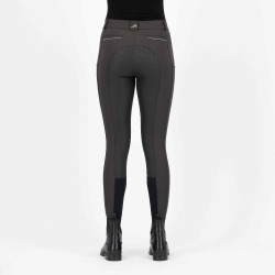 Pantalon d'équitation Euro-star Arista diamond FullGrip Moka Marron