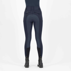 Pantalon d'équitation Euro-star Aurelia Full Grip Nuit Bleu marine