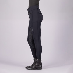 Pantalon d'équitation Euro-star Aurelia Full Grip Noir