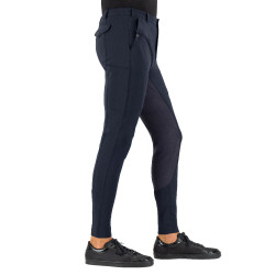 Pantalon d'équitation Euro-star Gabriel Grip Connect Full Nuit Bleu marine
