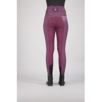 Pantalon d'équitation Euro-star Indigo Glam FullGrip Baie noire Bordeaux Pantalon d'équitation Euro-star Indigo Glam FullGrip Baie noire Bordeaux