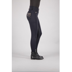 Pantalon d'équitation Euro-star Indigo Glam FullGrip Noir Pantalon d'équitation Euro-star Indigo Glam FullGrip Noir