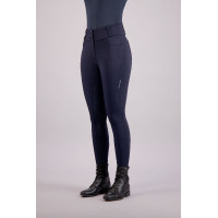 Pantalon d'équitation Euro-star Indigo high waist FullGrip Baie noire
